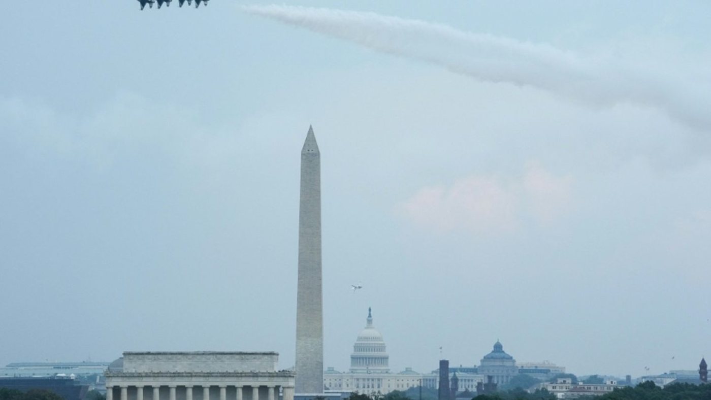 Святкування 250-річчя США в Вашингтоні перервано через грозу